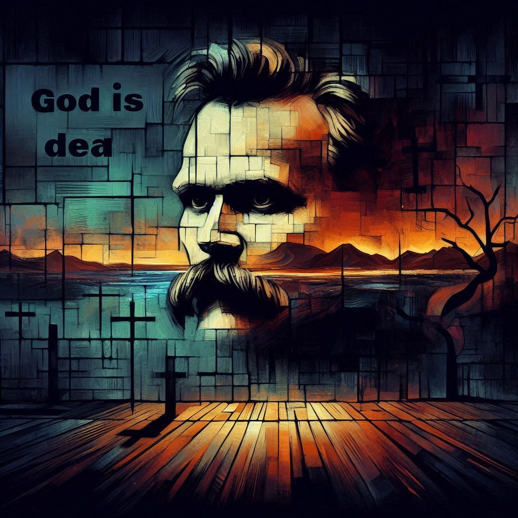 Imagen de Nietzsche.
